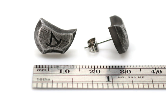 Summoner FFXIV Soul Crystal Earrings/Job Stone FF14 Final Fantasy 14 FFXIV Charm -Stainless Steel Stud-