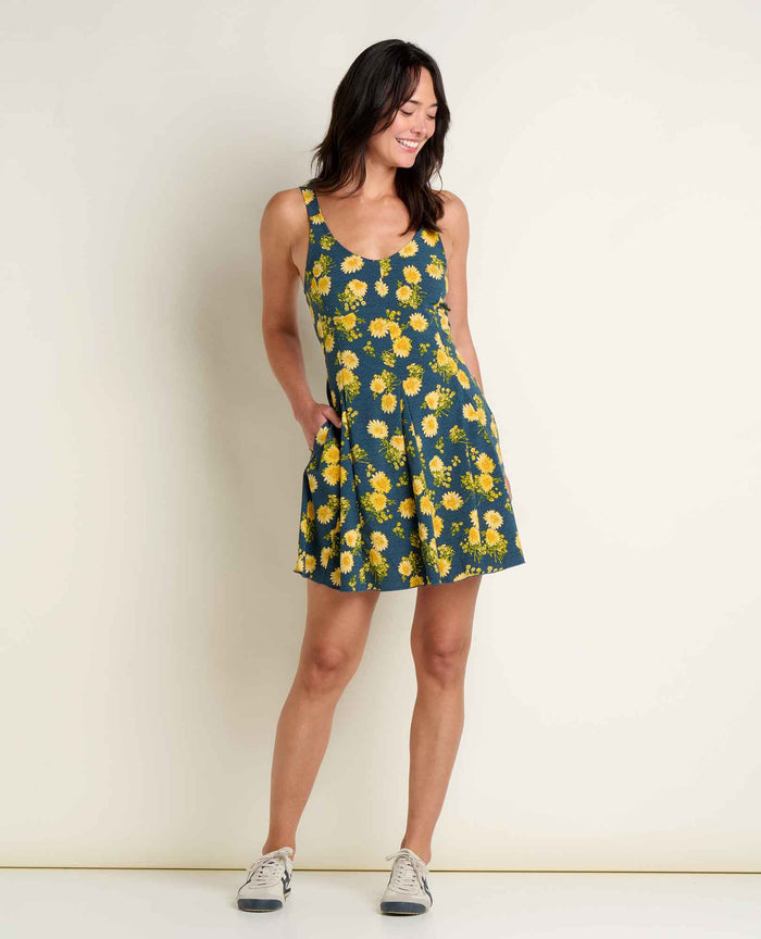 Sunkissed Tank Godet Dress