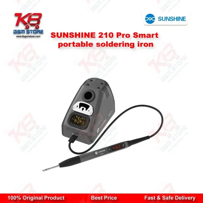 Sunshine 210 Pro Smart Portable Soldering Iron – 110W LED Temperature Control Station