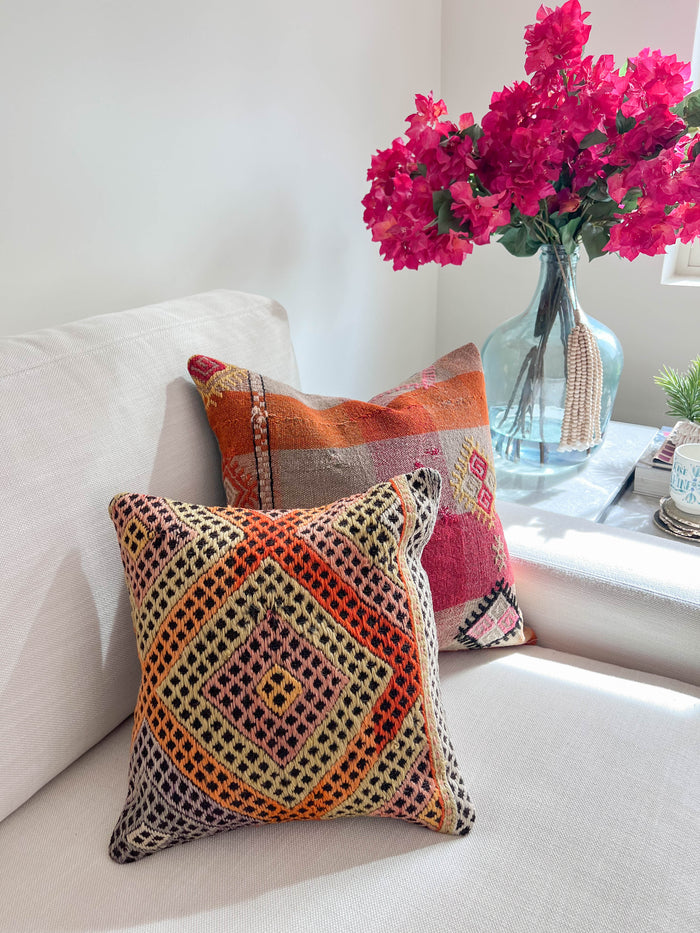 Sunshine Kilim Pillow (14x14)