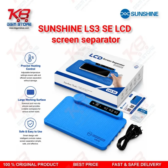 Sunshine LS3 SE LCD Screen Separator – 11 Inch Smart Heating Plate 40-120°C