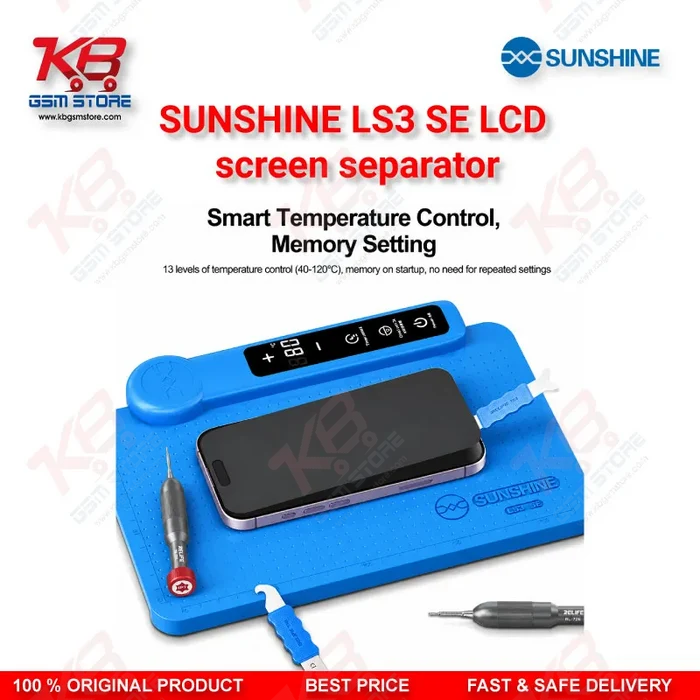 Sunshine LS3 SE LCD Screen Separator – 11 Inch Smart Heating Plate 40-120°C