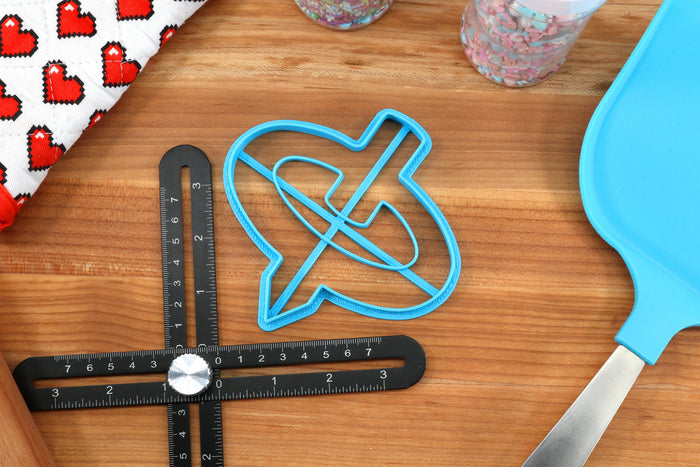 Super Smash Bros Logos Set 1 Cookie Cutters - ROB, Punch Out, Pikmin, F-Zero  - Super Mario Bros /  Nintendo Gift