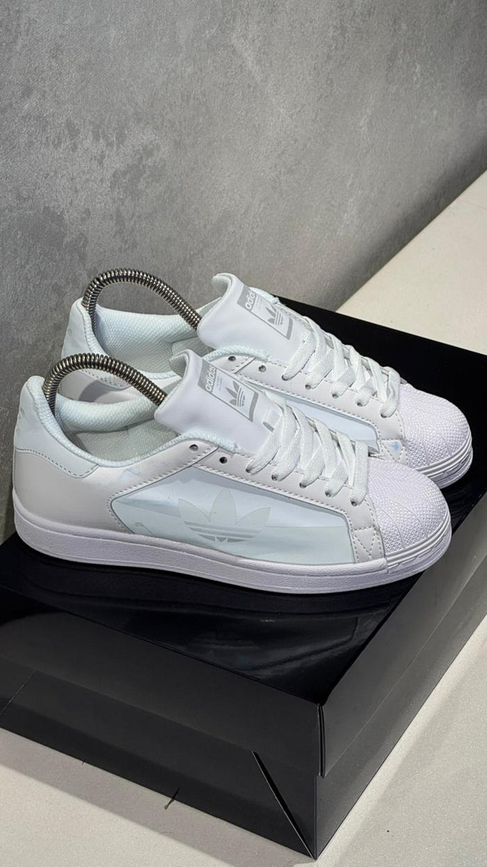 ADIDAS SUPER STAR BLANCO GRIS