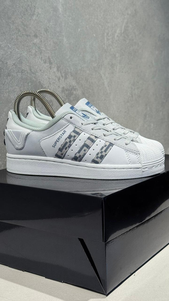 ADIDAS SUPER STAR BLANCO VERDE CAMUFLADO