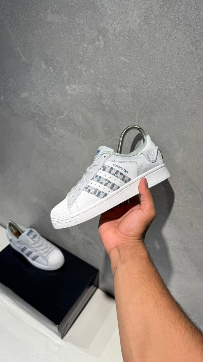 ADIDAS SUPER STAR BLANCO VERDE CAMUFLADO