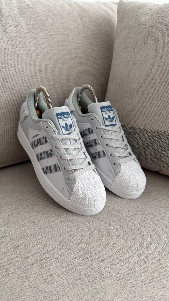 ADIDAS SUPER STAR BLANCO VERDE CAMUFLADO
