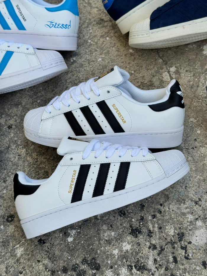 ADIDAS SUPER STAR CLASICO BLANCO NEGRO