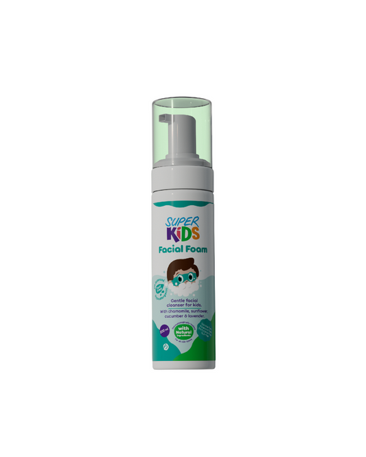 Superkids Facial Foam cleanser 200 ml - سوبر كيدز فيشال فوم كلينزر 200 مل