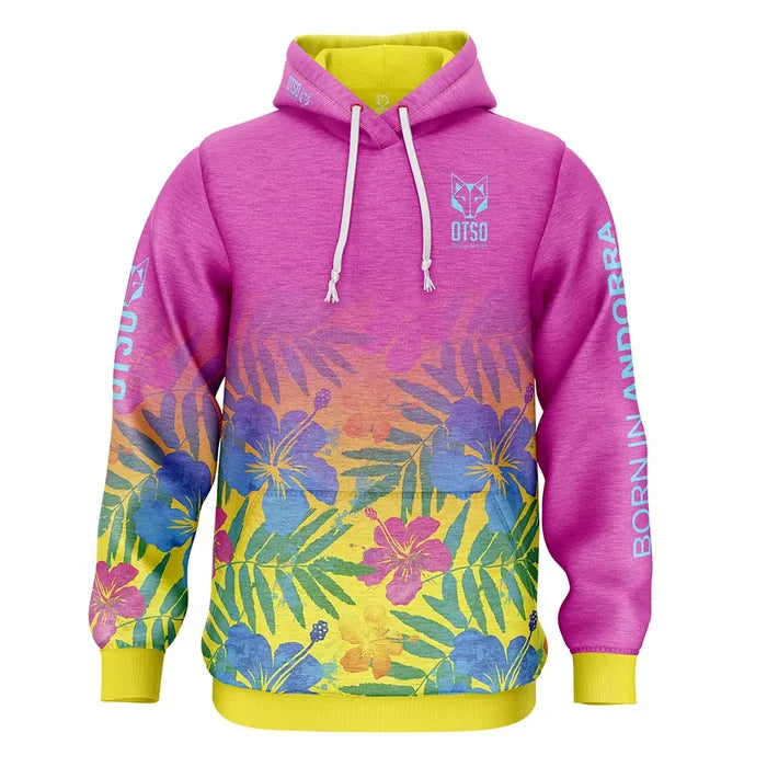 Sweat à capuche - Floral Pink