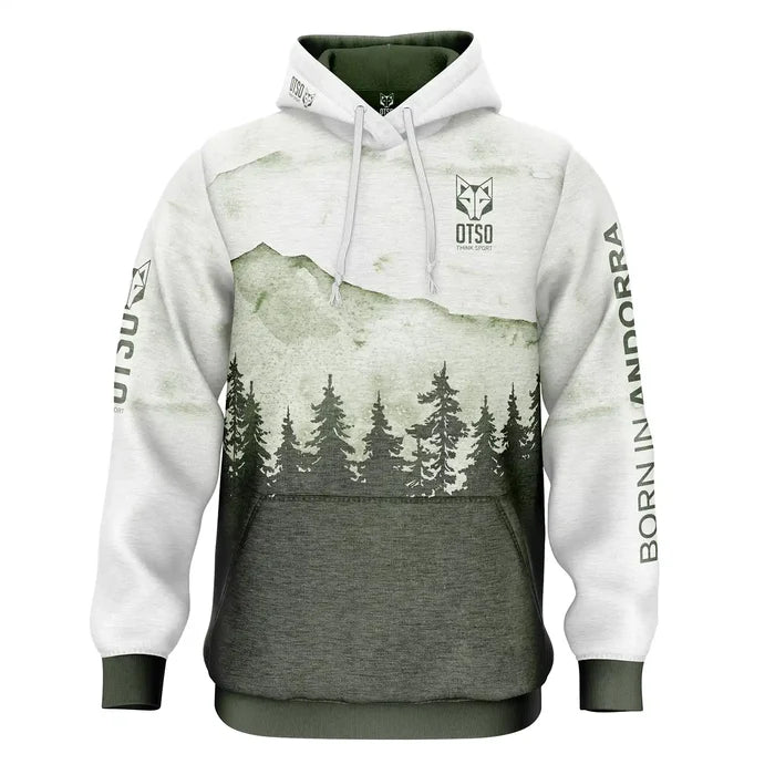 Sweat à capuche - Green Forest