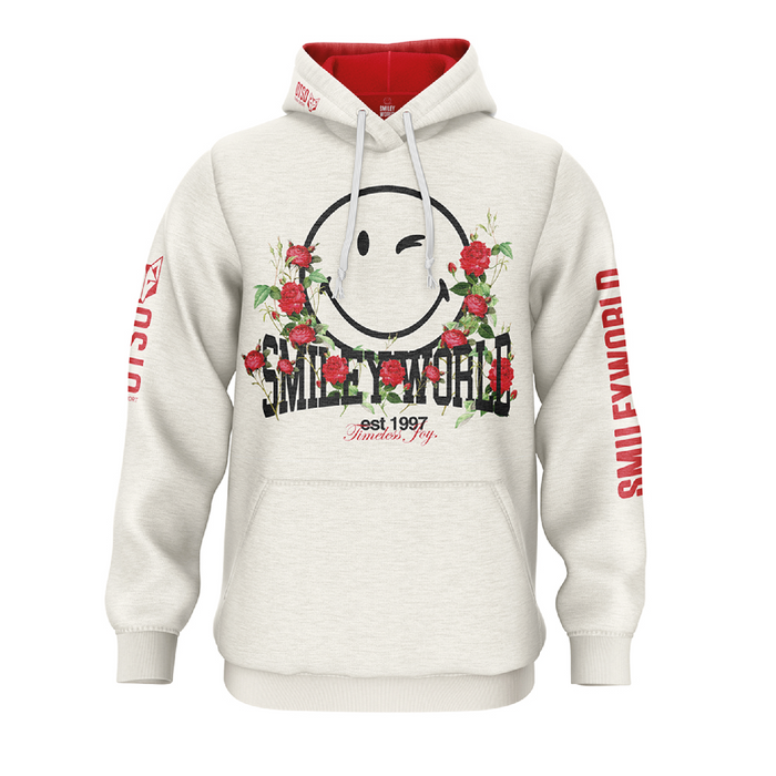 Sweat à capuche - Smiley Vintage
