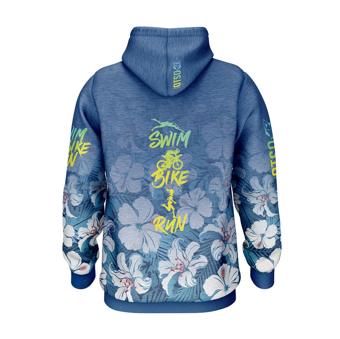 Sweat à capuche - Swim Bike Run Flower