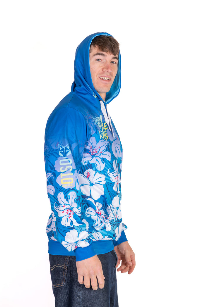 Sweat à capuche - Swim Bike Run Flower