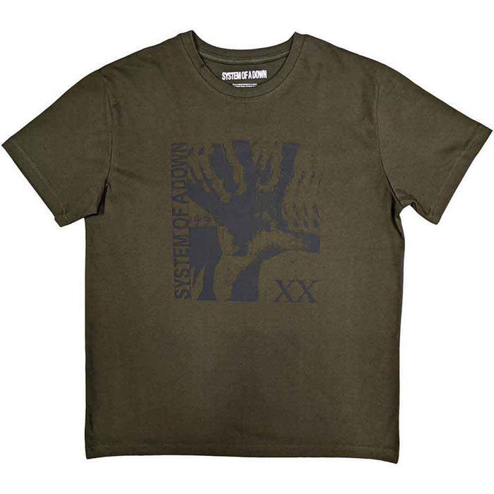 SYSTEM OF A DOWN - INTOXICATED - T-Shirt Green