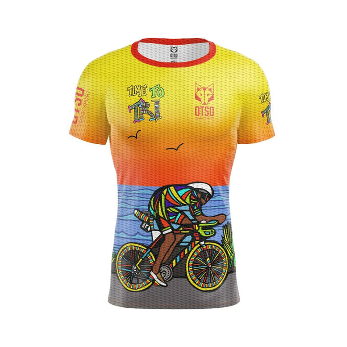 T-Shirt Homme manches courtes - Time to Tri Bike