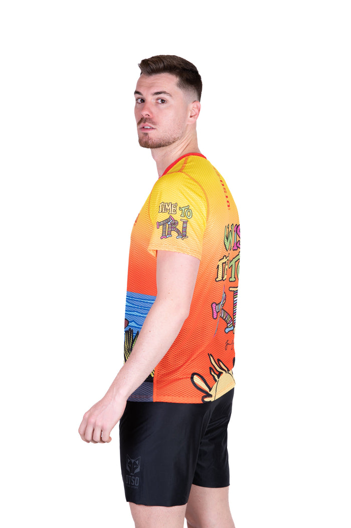 T-Shirt Homme manches courtes - Time to Tri Bike