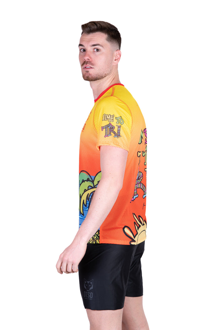 T-Shirt Homme manches courtes - Time to Tri Run