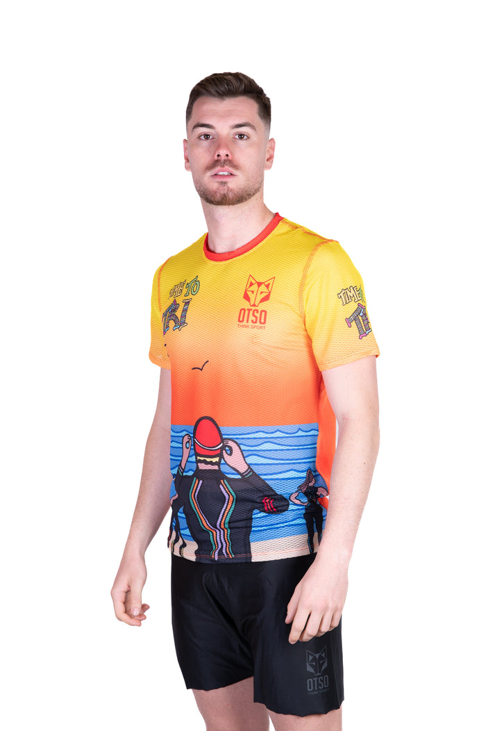 T-Shirt Homme manches courtes - Time to Tri Swim