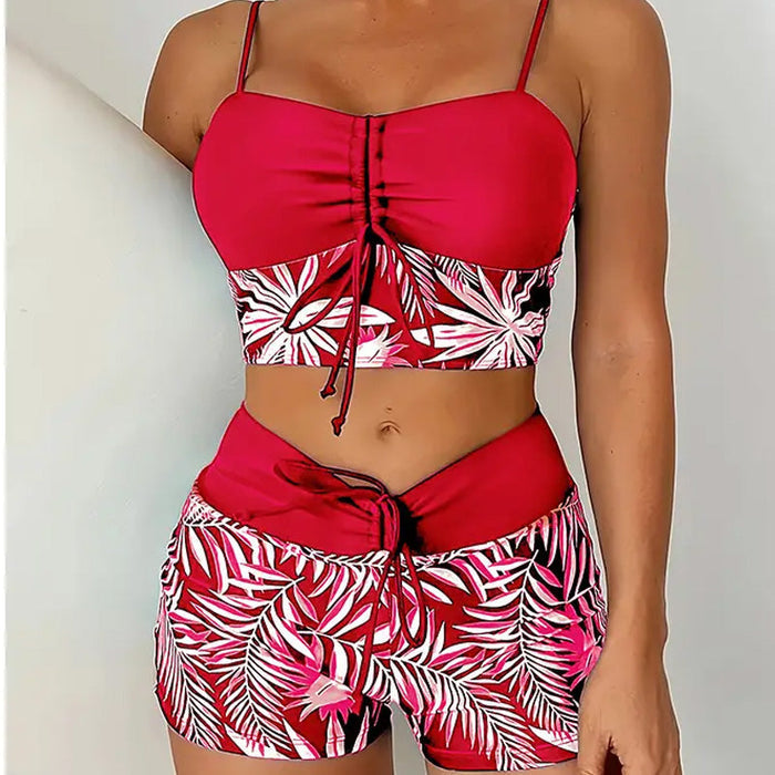 Taline - Maillot De Bain Deux Pièces Imprimé Femme