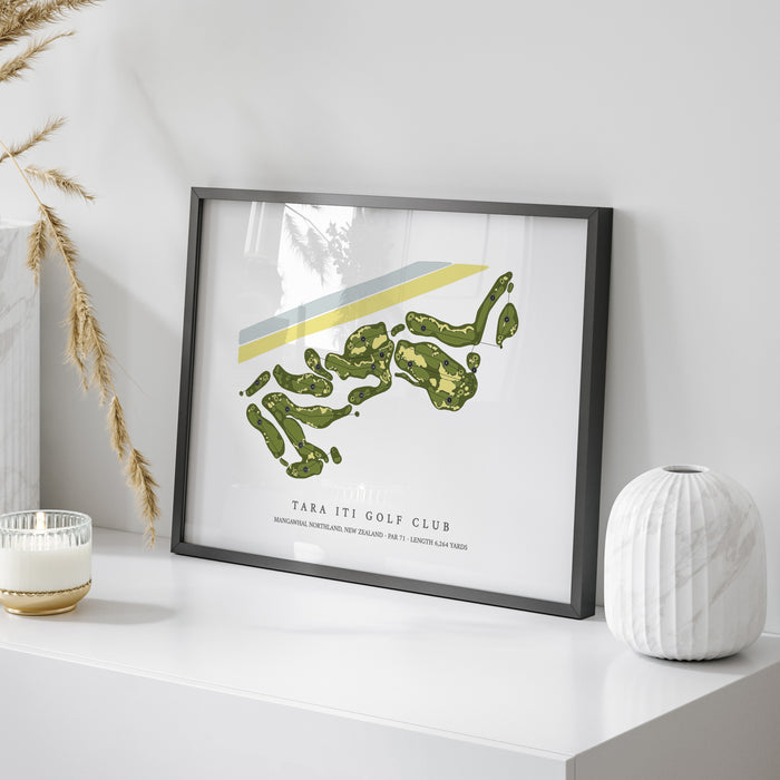 Tara Iti Golf Club | Golf Course Map | On+Table