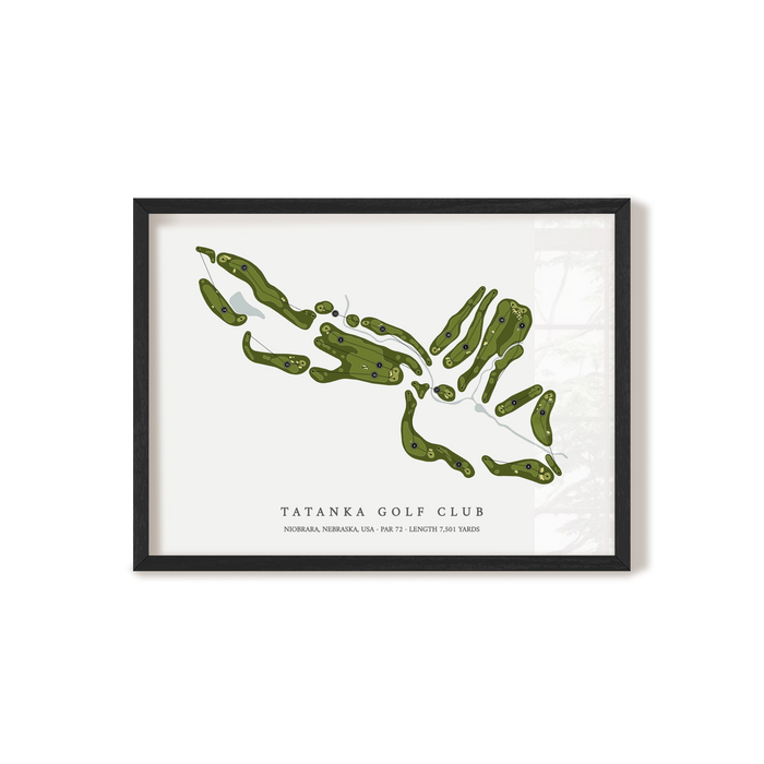 Tatanka Golf Club | Golf Course Map | Black+Frame