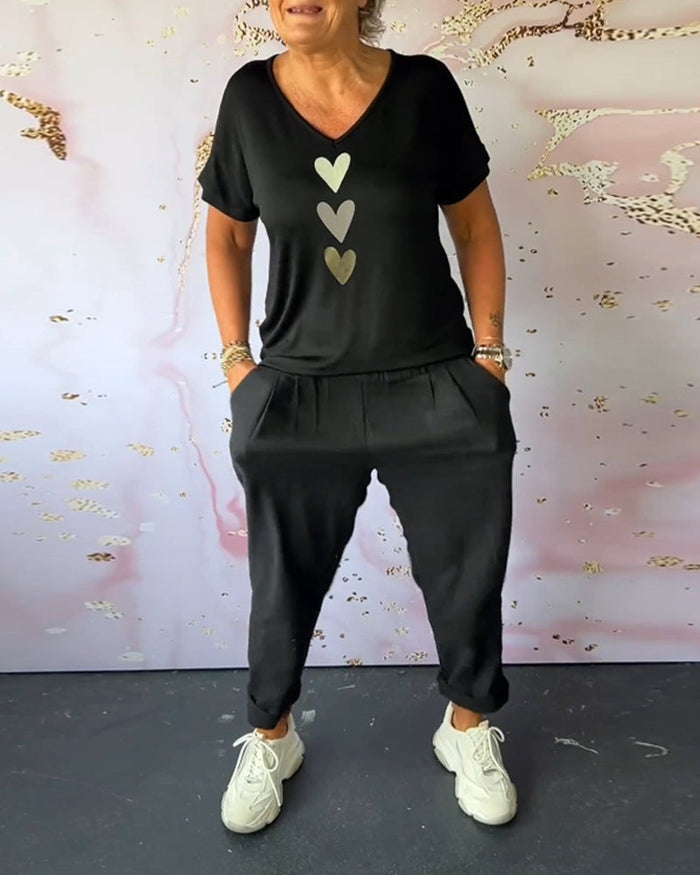 Tavira - Pantalon Décontracté Confortable avec Poche et Couleur Unie