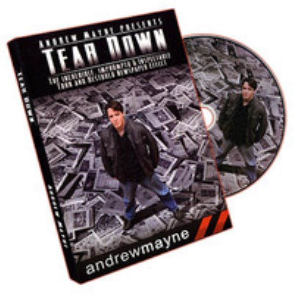 Tear Down by Andrew Mayne - Impromptu Torn and Restored Newspaper Effect - Digital Download