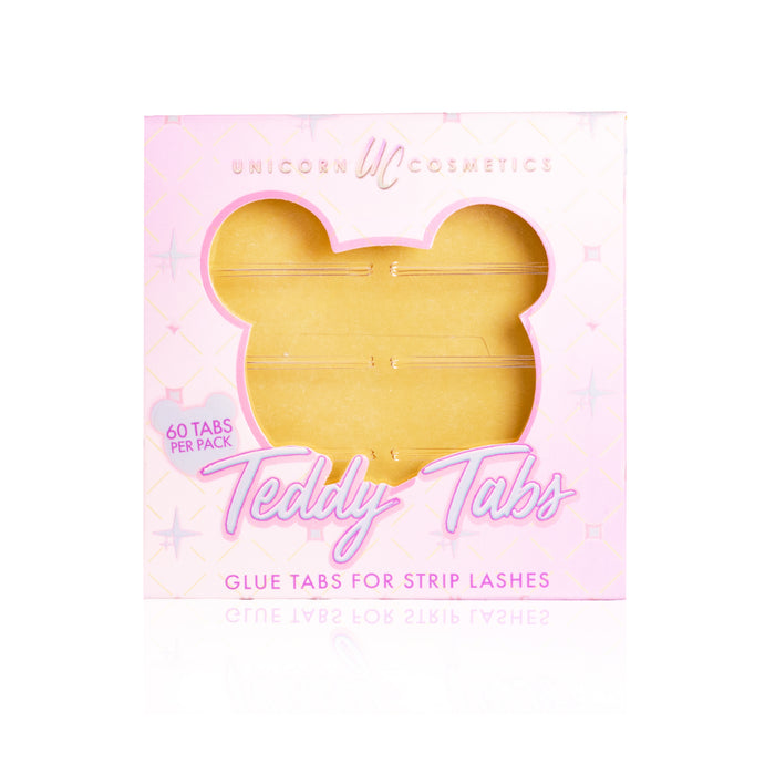 Teddy Tab - 30mm Pre-Glued Adhesive Tabs - Unicorn Cosmetics