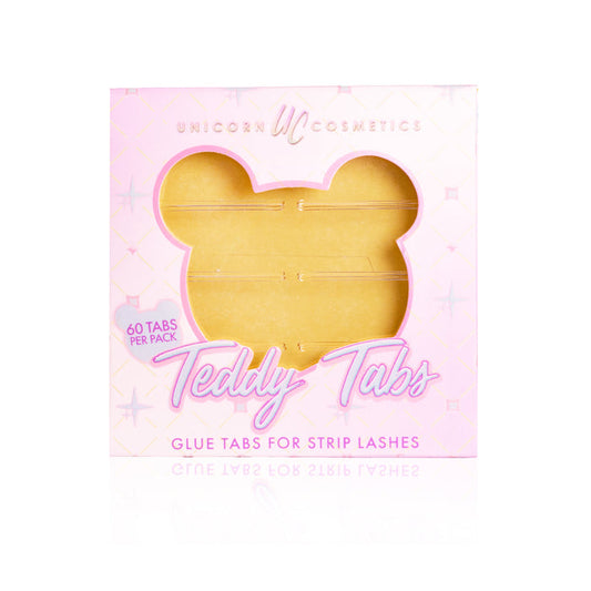 Teddy Tab - 30mm Pre-Glued Adhesive Tabs - Unicorn Cosmetics