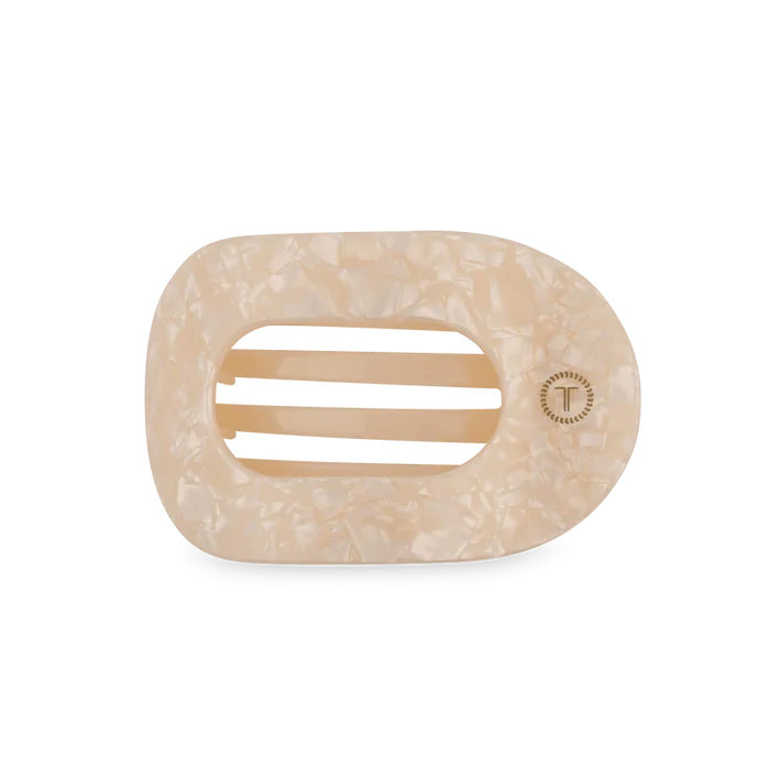 Teleties Medium Flat Round Clip - Soft Surf