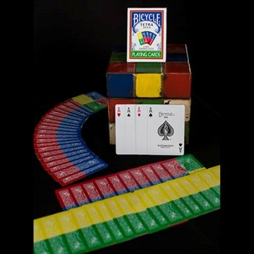 Tetra 4-Way Fanning Card Deck in Bicycle Card Stock! Colorful Fanning Card Decks