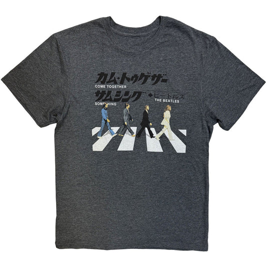 BEATLES, THE - ABBEY ROAD JAPANESE - T-Shirt Grey