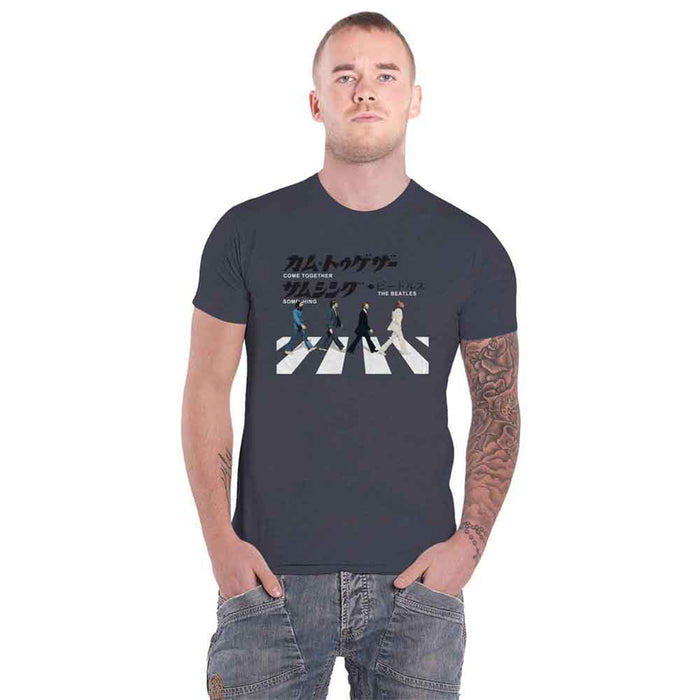 BEATLES, THE - ABBEY ROAD JAPANESE - T-Shirt Grey