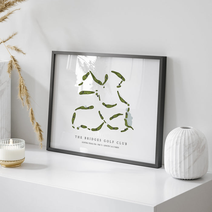 The Bridges Golf Club | Golf Course Map | On Table