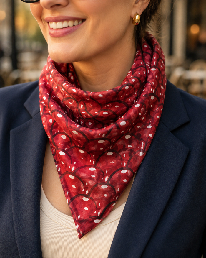 The Chitambala - Red-y, Set, Glow - Bandana