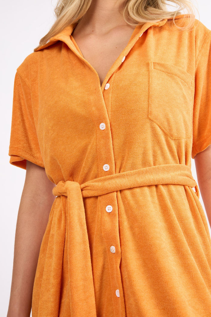 The Coastal Dress - Orange