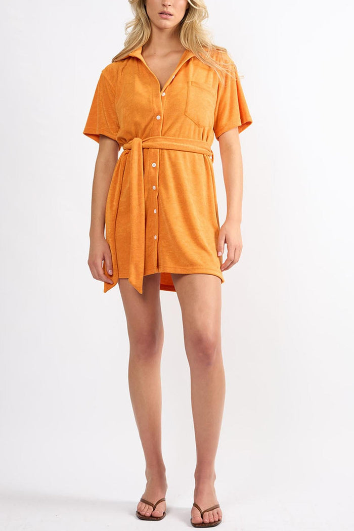 The Coastal Dress - Orange