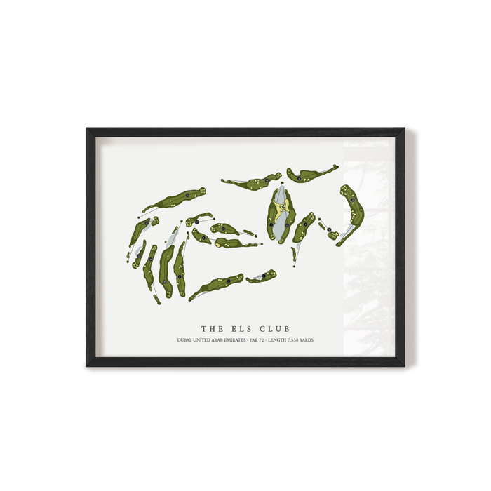 The Els Club | Golf Course Map | Black+Frame