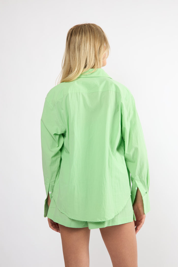 The Everyday Boyfriend Shirt - Green