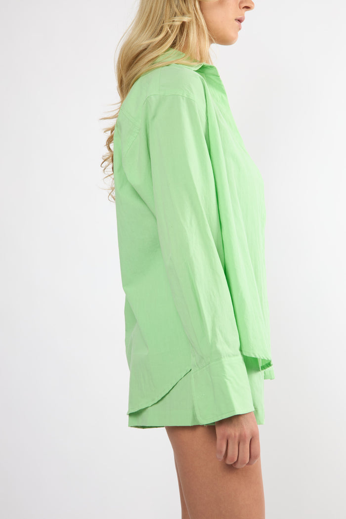 The Everyday Boyfriend Shirt - Green