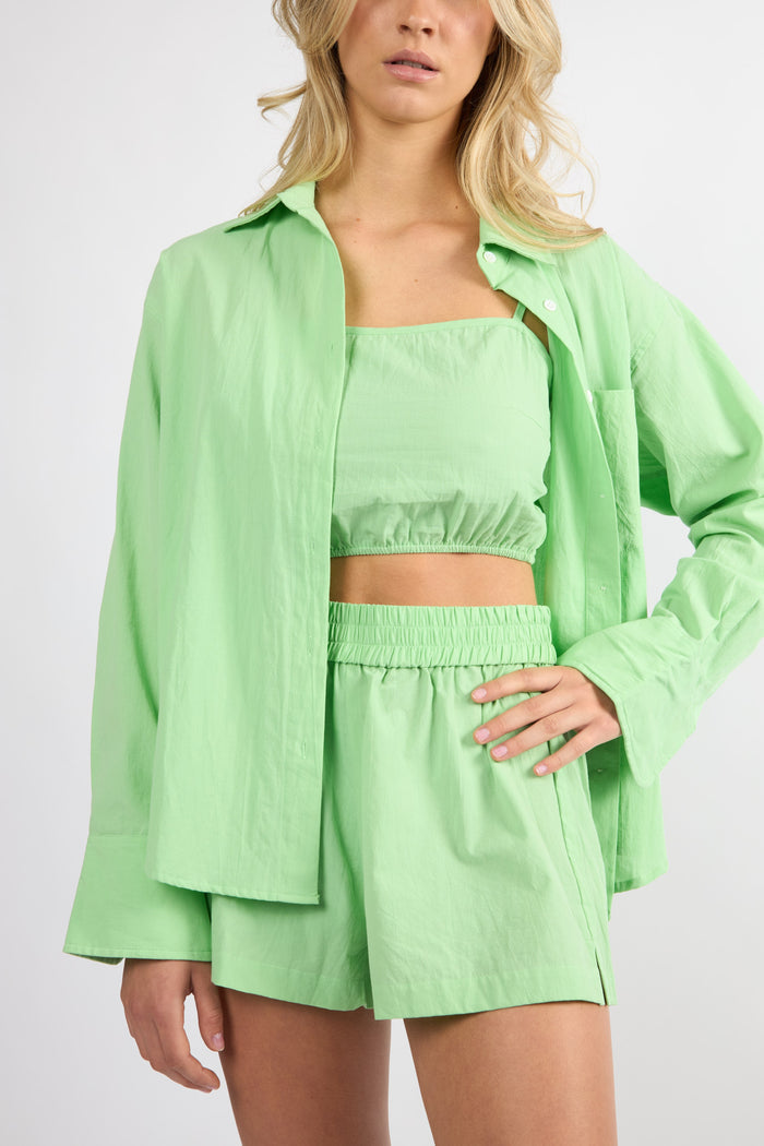 The Everyday Boyfriend Shirt - Green
