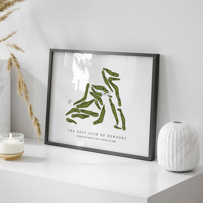 The Golf Club of Newport | Golf Course Map | On+Table