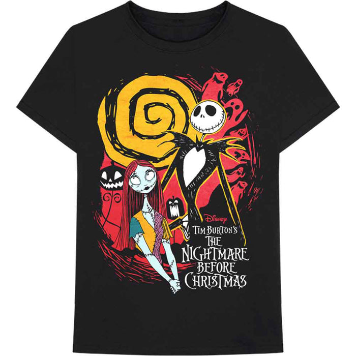 NIGHTMARE BEFORE CHRISTMAS, THE - GHOSTS - T-Shirt Black