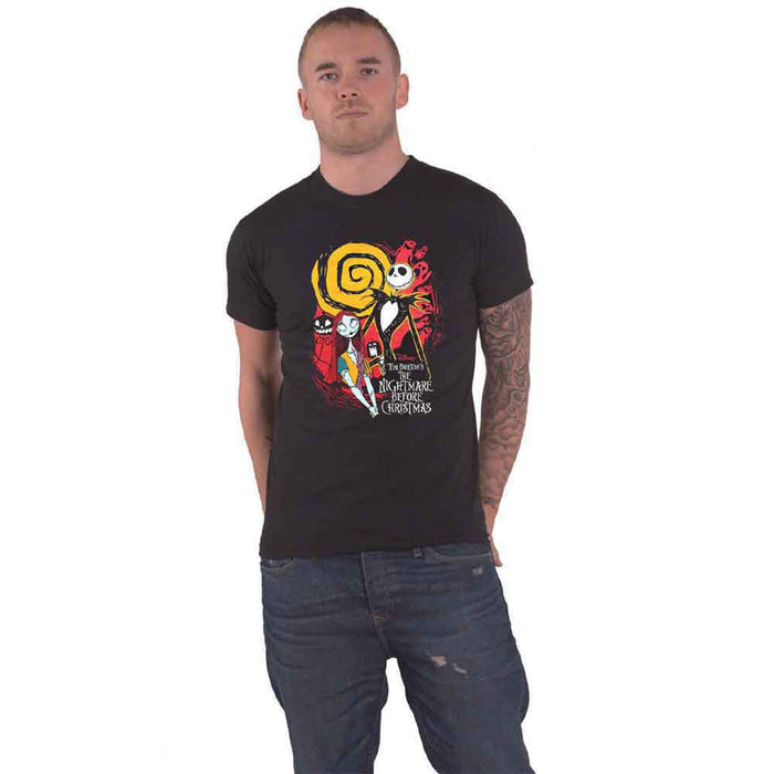 NIGHTMARE BEFORE CHRISTMAS, THE - GHOSTS - T-Shirt Black