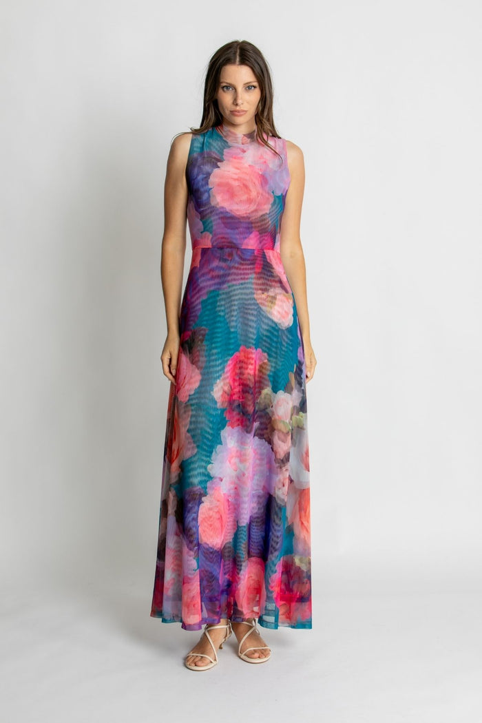 Womens Thea Mesh Dress Multicolor 605ka059