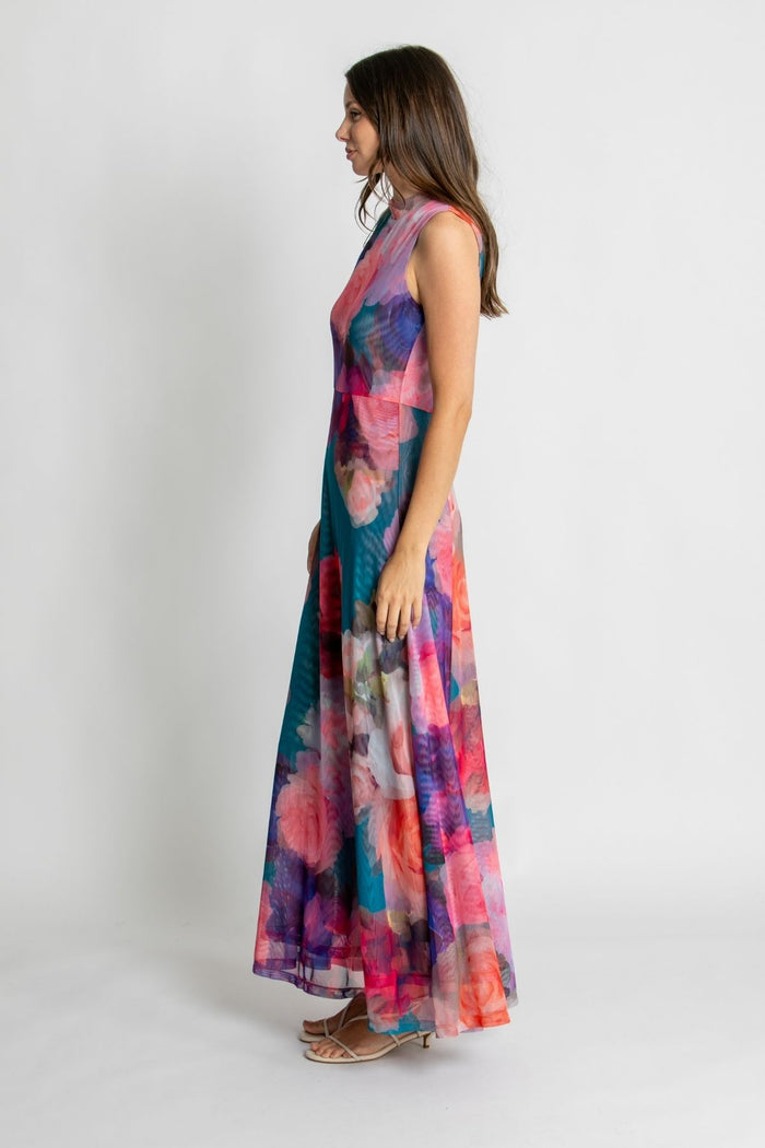 Womens Thea Mesh Dress Multicolor 605ka059