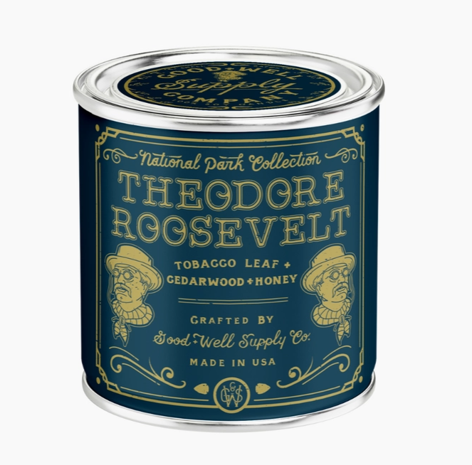 Theodore Roosevelt National Park Candle - 1/2 pint size