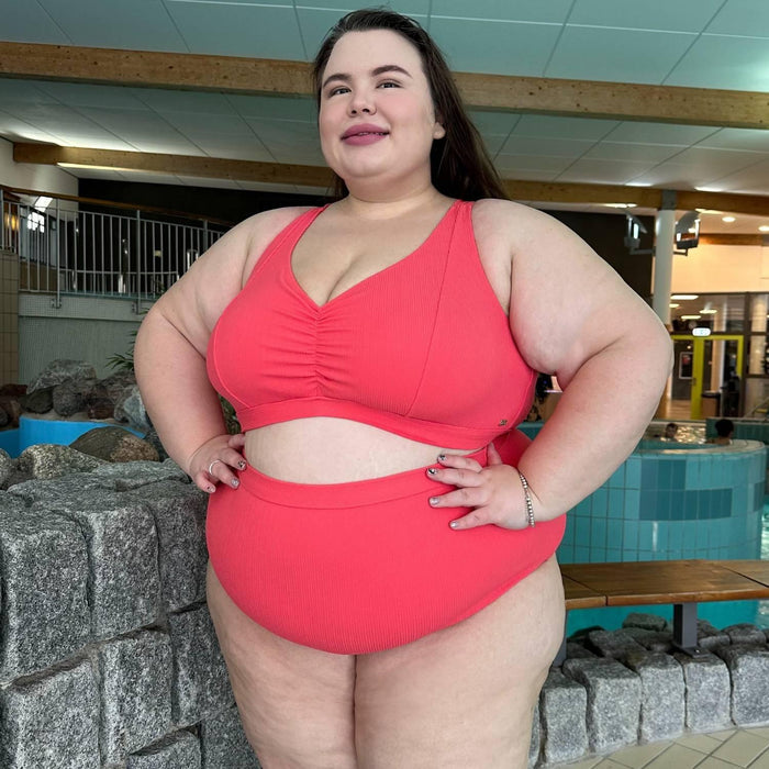 There Can Be Only One Bikini Top - Coral - Snag
