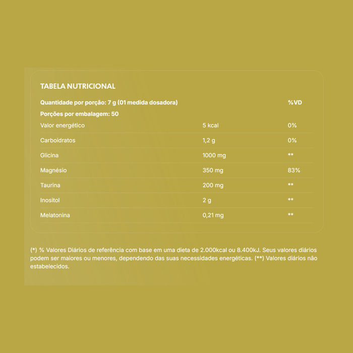 TRUE | Magnésio Inositol Relief 3.0 com Melatonina Sabor Maracujá (350 gramas)